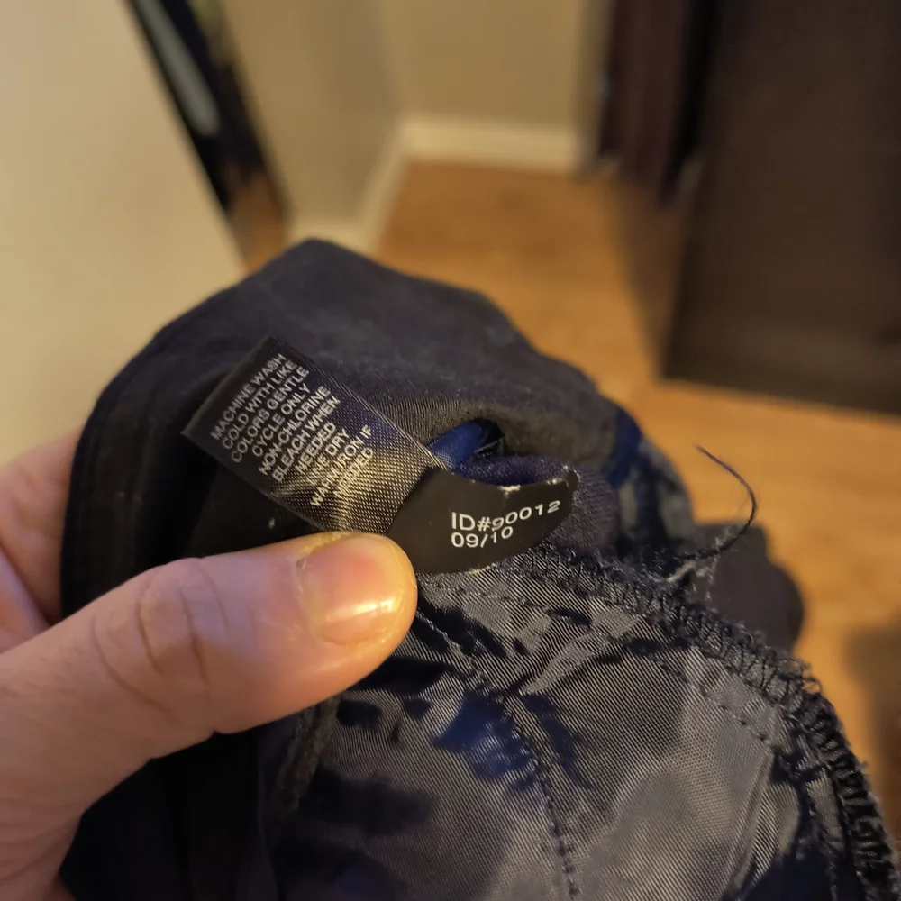 Express Editor Navy Blue Bootcut/Flared Pants - Picture 4 of 12